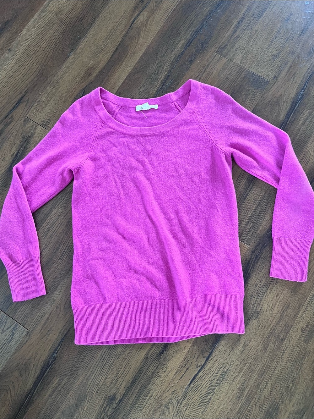 Forever 21 Hot Pink Scoop Neck Sweater